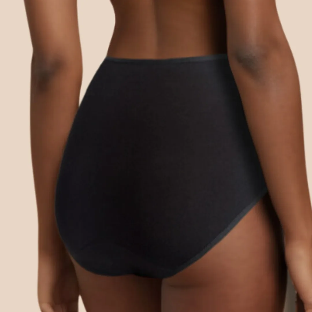 culotte périodique taille haute pour tous les jours de votre cycle et les pertes quotidiennes : pertes blanches, post-partum, fuites urinaires...
